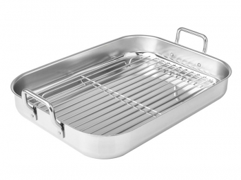 Tray w/ handles with griddle