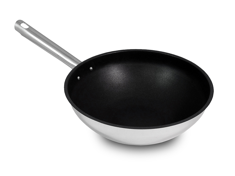 WOK W/L.HAND NON-STICK 28